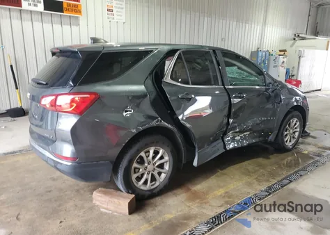 2021 Chevrolet Equinox Lt из США, поврежденный, VIN 3GNAXUEV1ML379053